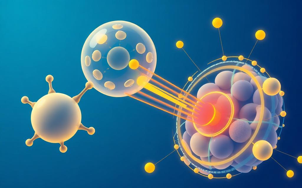 Nanocapsid delivering imaging agents into a tumor under AI-guided targeting